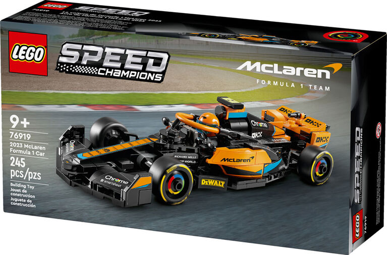 LEGO Speed Champions 2023 McLaren Formula 1 Race Car Toy 76919