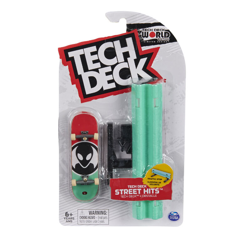 Tech Deck, Street Hits, Alien Workshop Skateboards Fingerboard with Traffic Stop Obstacle