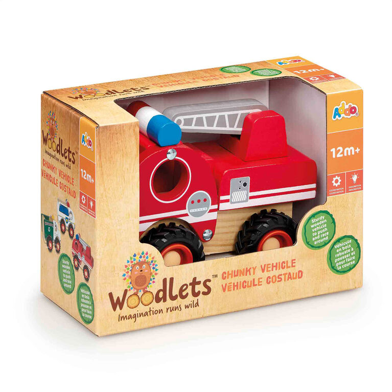 Woodlets Chunky Vehicles - Styles Vary, One Supplied - Notre exclusivité