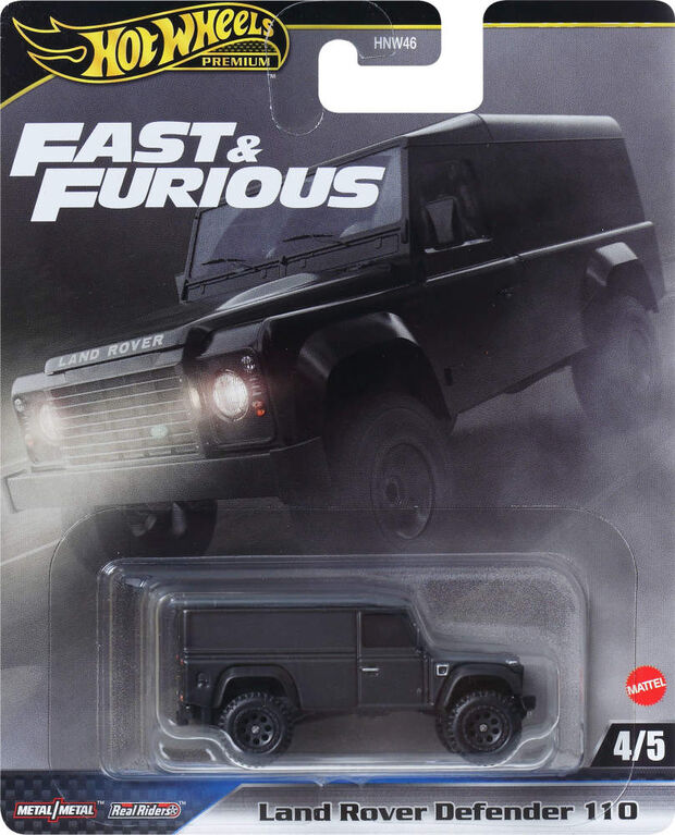 Hot Wheels Premium Fast & Furious Land Rover Defender 110 Car for Adult Collectors