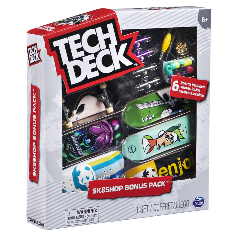 Tech Deck, Fingerboard Bonus Pack, Collectible and Customizable