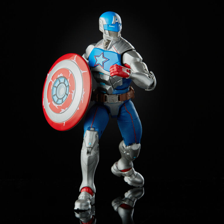 Marvel Legends Series Civil Warrior Action Figure Toy With Shield Accessory