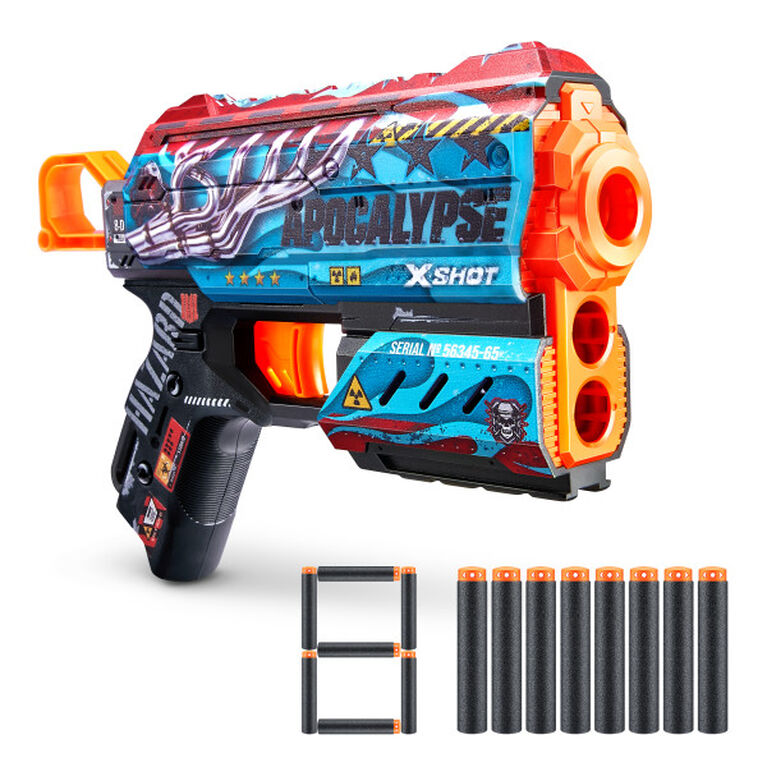 Zuru X-Shot Skins Flux Dart Blaster - Apocalypse (8 Darts)