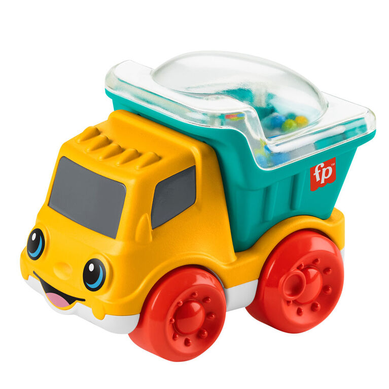 Fisher-Price Poppity Pop Dump Truck Push-Along Toy Ball Popper Vehicle