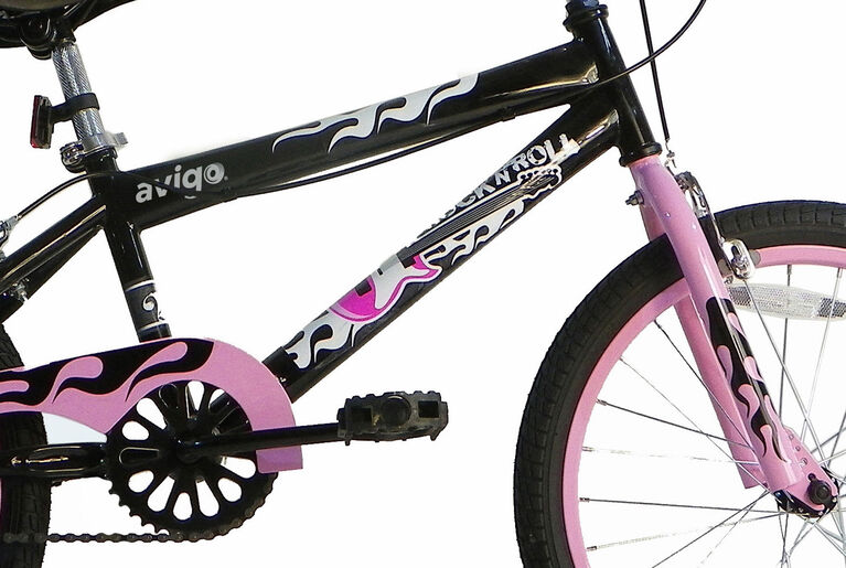 Avigo Rock N Roll Gurl Bike with Helmet - 20 inch