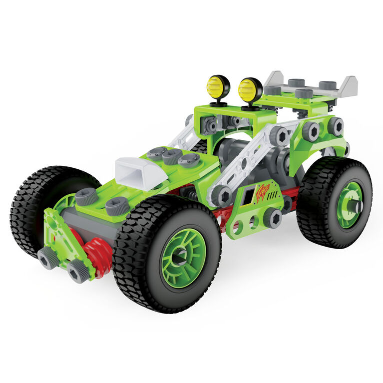 Meccano Junior, Kit de construction STEAM, Véhicule tout-terrain de luxe 3 en 1