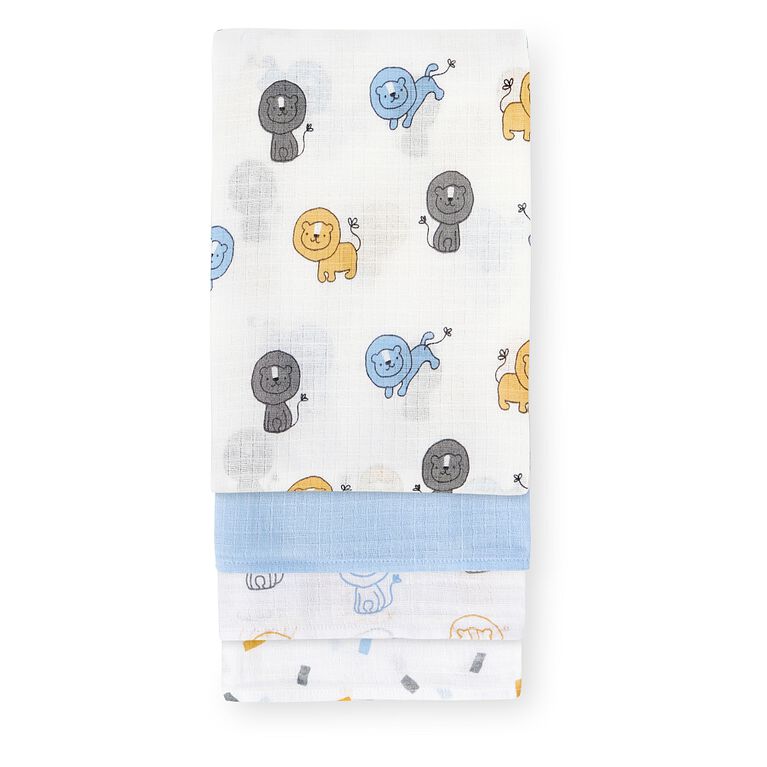 Koala Baby 4 Pack Muslin Swaddle Blankets Lion Babies R Us Canada