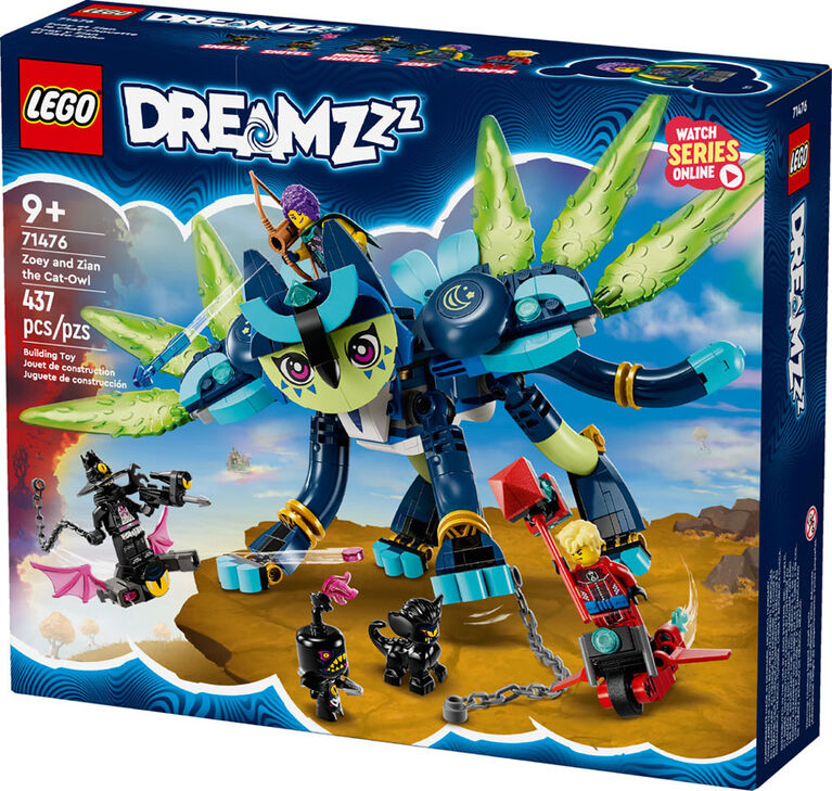 LEGO DREAMZzz Zoey and Zian the Cat-Owl Toy 71476