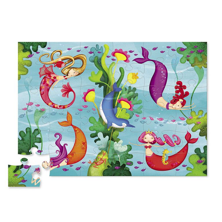 Crocodile Creek - Mermaid 36 Piece Jigsaw Floor Puzzle - English Edition