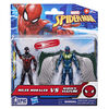 Spider-Man Epic Hero Series Miles Morales vs Marvel's Vulture Action Figures with Accessory (4 Inch)