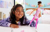 Barbie Careers Figure Skater Doll & Accessories, Brunette in Removable Skate Outfit with Trophy