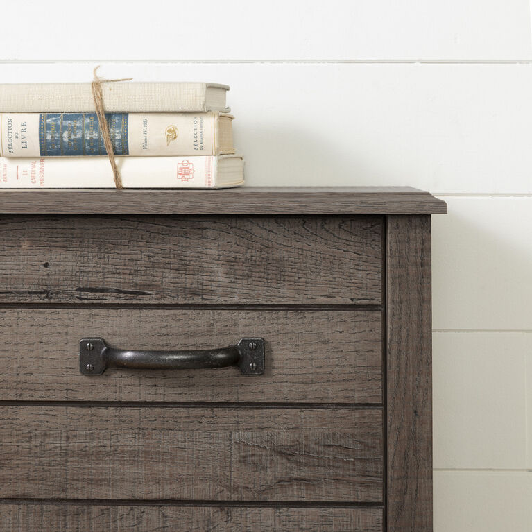 Asten Full Bookcase Headboard Fall Oak