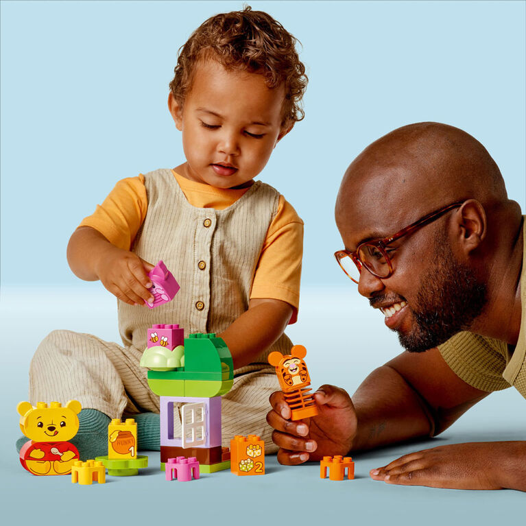 LEGO DUPLO Disney Winnie the Pooh's Birthday Party - Toddler Toy for 1 year Old Boys and Girls - 10457