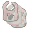 Koala Baby - 3 Pk Jersey 3D Bib Pink Zen Elephant