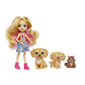 Enchantimals-Coffret Famille-Poupée Gerika Golden Retriever - Notre exclusivité