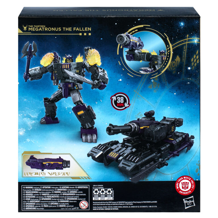 Transformers Age of the Primes Leader Class The Thirteen Megatronus the Fallen