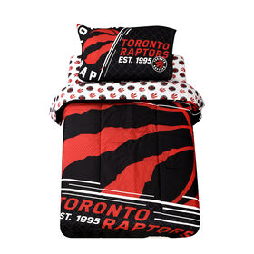 Ensemble de literie simple 4 pièces des Raptors de Toronto de la NBA