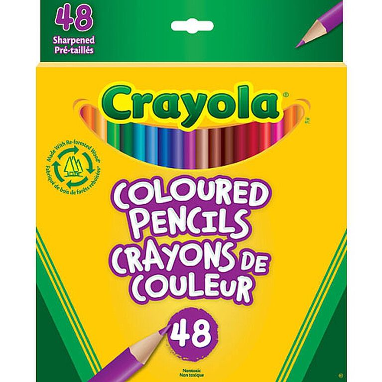 Crayola Coloured Pencils, 48 Ct