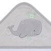 Koala Baby - Serviette à Capuche Gris Baleine Kint - Paquet de 3