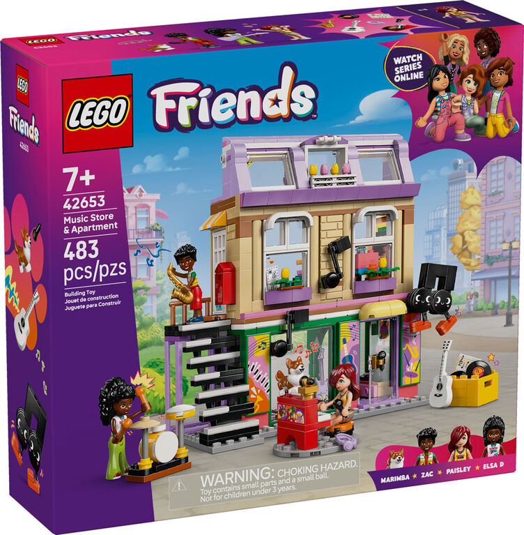 LEGO Friends Music Store & Apartment Pretend Play Building Toy for Girls & Boys, 7+ - 42653 LEGO Friends Music Store & Apartment Pretend Play Building Toy for Girls & Boys, 7+ - 42653