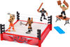 WWE Knuckle Crunchers Rebound Ring & Action Figure, Playset with Seth Rollins Mini Figure
