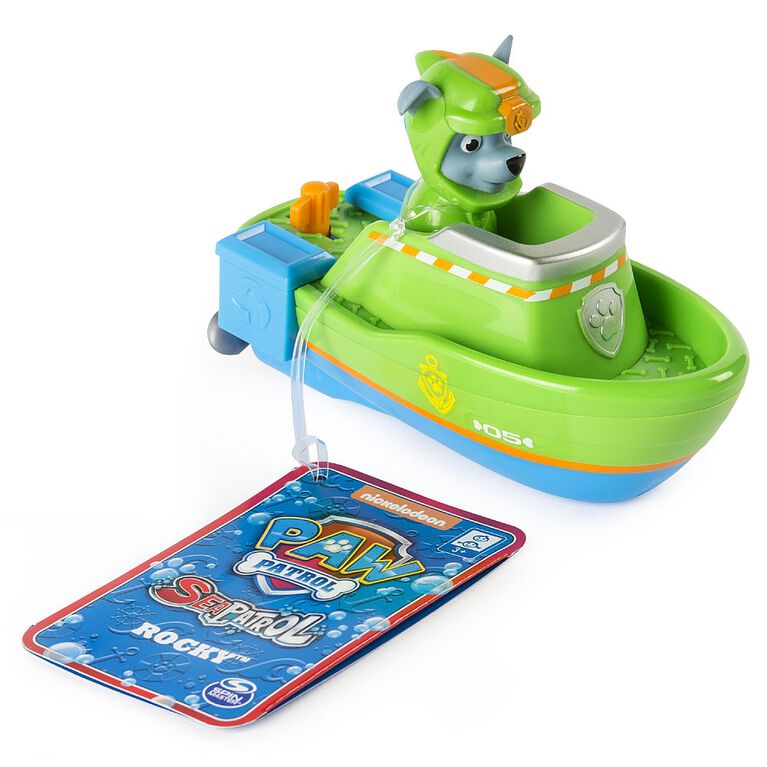 Paw Patrol - Bath Paddling Sea Patrol Pup Boat - Rocky