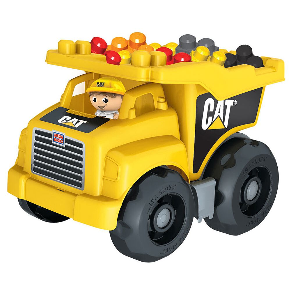 Mega bloks cat large top dump truck