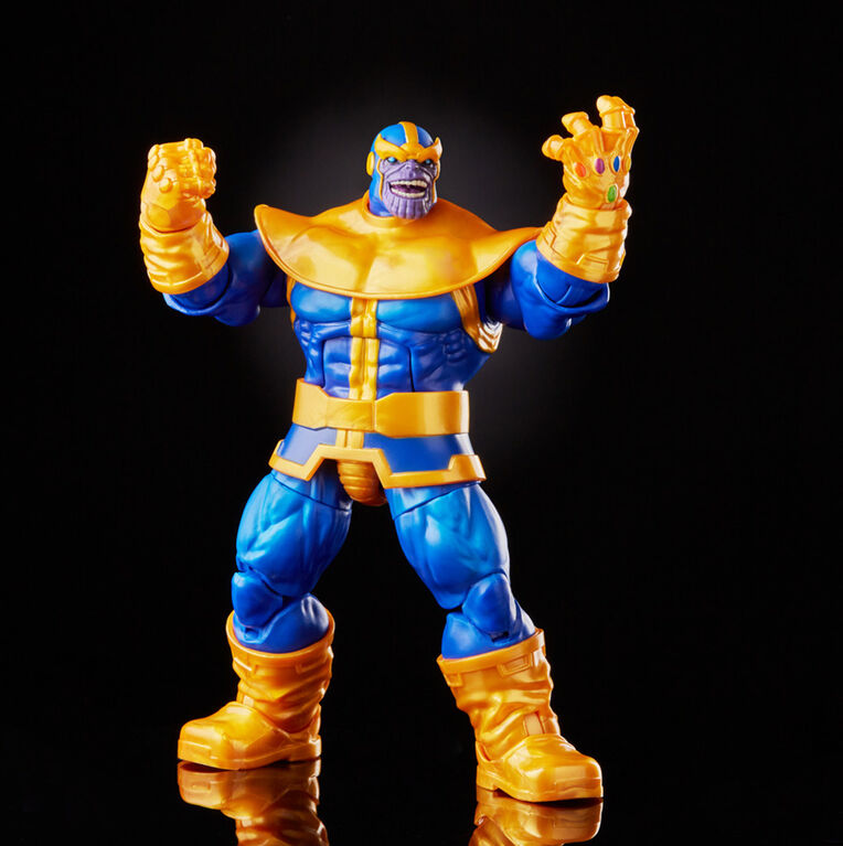 Hasbro Marvel Legends Series 6-inch Collectible Action Figure Thanos Toy, Premium Design and 3 Accessories