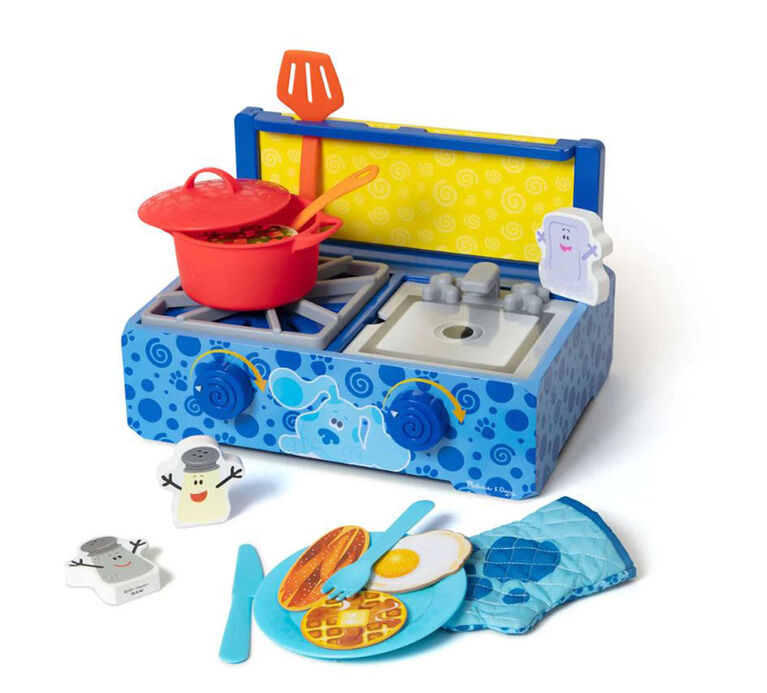 Blue's Clues and Vous! Ensemble de jeu de cuisine en bois