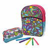 Out To Impress - Trousse Colour Your Own Backpack And Pencil Case - Notre exclusivité