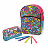 Out To Impress - Trousse Colour Your Own Backpack And Pencil Case - Notre exclusivité