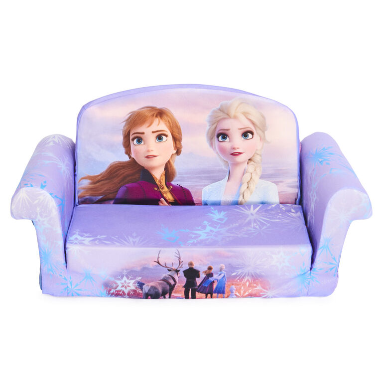 Marshmallow Furniture, Children's 2-in-1 Flip Open Foam Compressed Sofa, Frozen 1