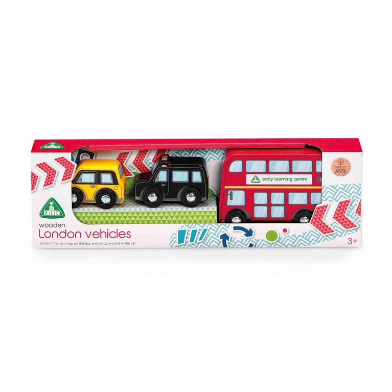 Early Learning Centre Wooden London Vehicles - English Edition - R Exclusive