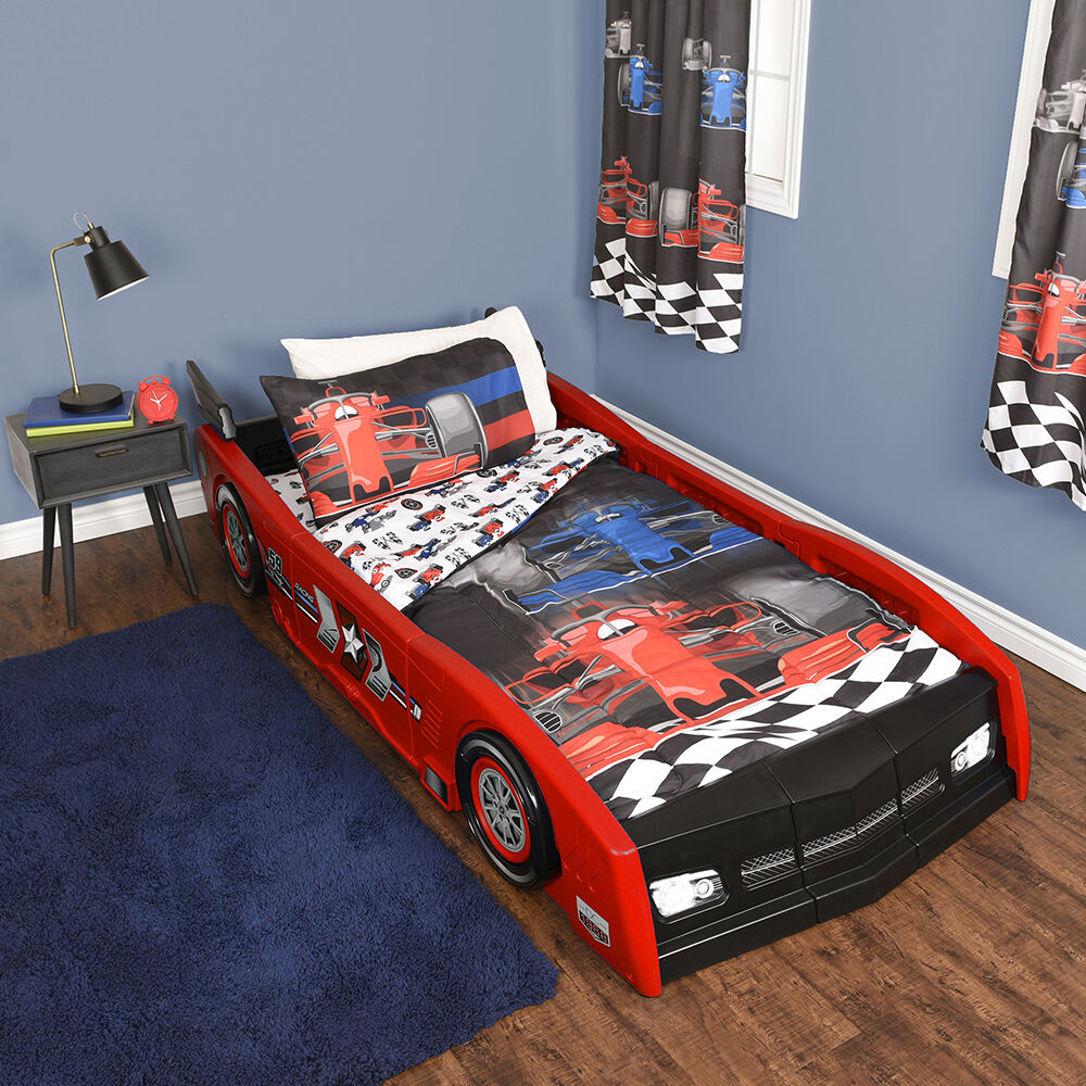 Race Car 4 Piece Twin Bedding Set