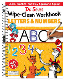 Dr. Seuss Wipe-Clean Workbook: Letters and Numbers - English Edition