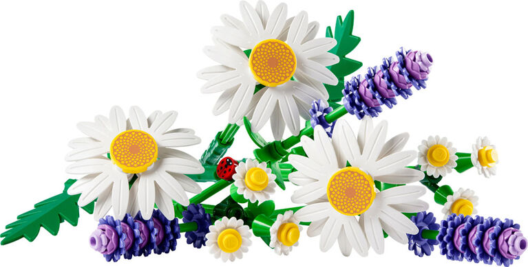 LEGO Botanicals Daisies Building Toy for Girls & Boys, Ages 9+ - Room Decor for Shelf or Desk - 11508