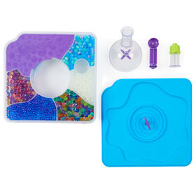 Orbeez Mixin' Slime , Coffret de plus de 2 500 Orbeez (micros, scintillantes, marbrées et phosphorescentes), 5 outils, boîte de rangement, unique, jouets sensoriels