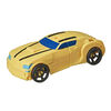 Transformers Bumblebee Cyberverse Adventures Battle Call Trooper Class Bumblebee, Voice Activated Energon Power Lights