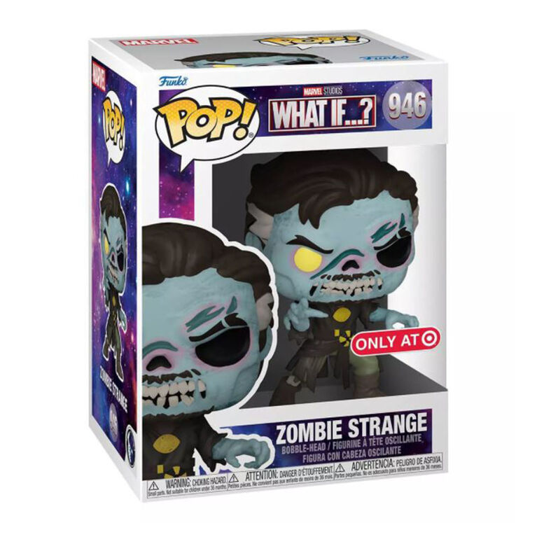 Figurine en vinyl Zombie Strange par Funko POP! Marvel: What If...?