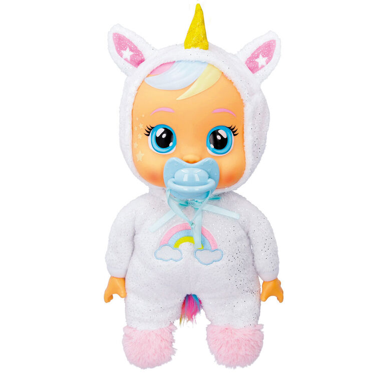 Poupée Cry Babies Bonne nuit Dreamy avec voyants DEL, pour filles et garçons de 18 mois et plus