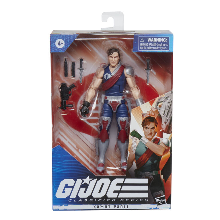 G.I. Joe Classified Series Xamot Paoli Action Figure 45 Collectible Premium Toy, Multiple Accessories 6-Inch-Scale with Custom Package Art