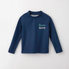 surf's up long-sleeve rashguard, 5-6y - dark blue