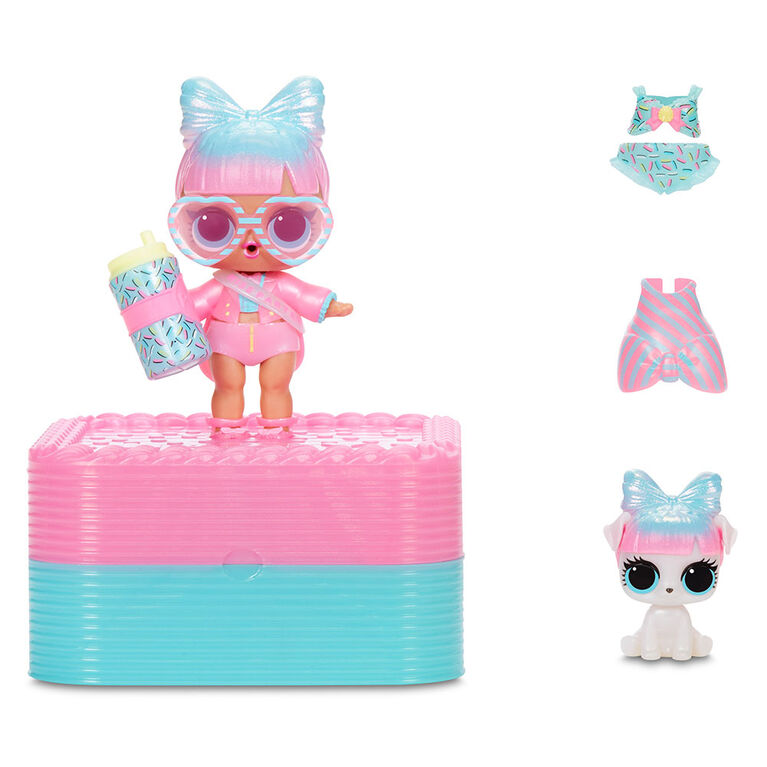 L.O.L. Surprise Deluxe Present Surprise with Miss Partay Doll and Pet