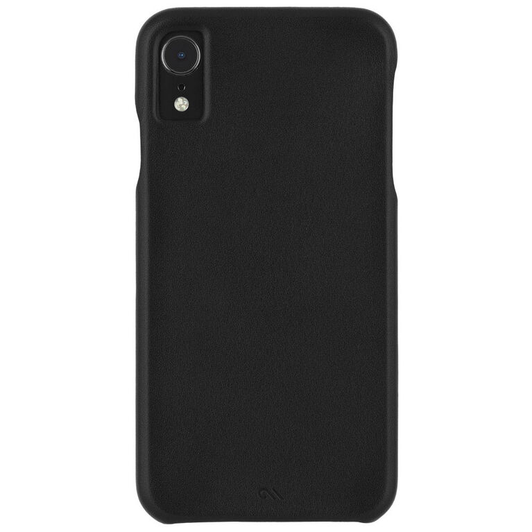 Étui Barely There cuir de Case-Mate pour iPhone Xr, noir
