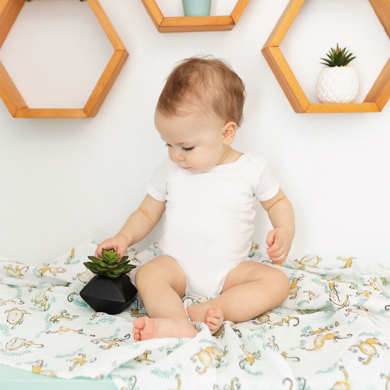 Perlimpinpin-Muslin blanket-Monkeys