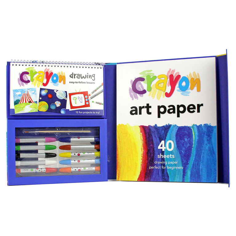 SpiceBox Trousses d'art pour enfants, Petit Picasso, Créations au crayon de cire, Tranche d'âge - Édition anglaise