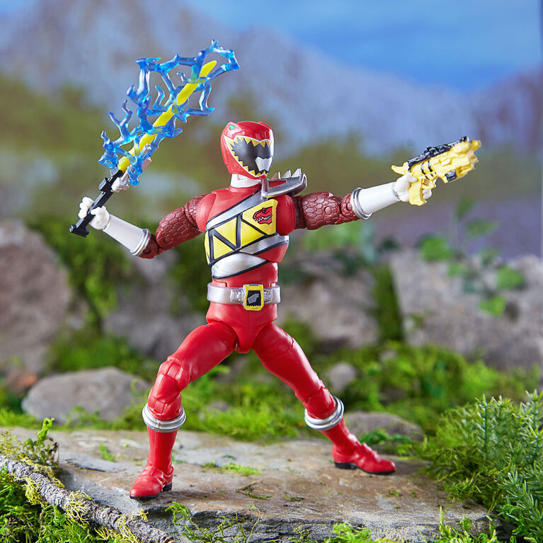 Power Rangers Lightning Collection 6-Inch Dino Charge Red Ranger Collectible Action Figure