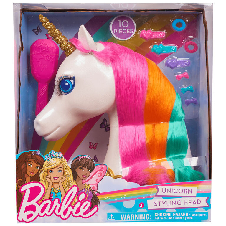 Barbie Dreamtopia Unicorn Styling Head Toys R Us Canada