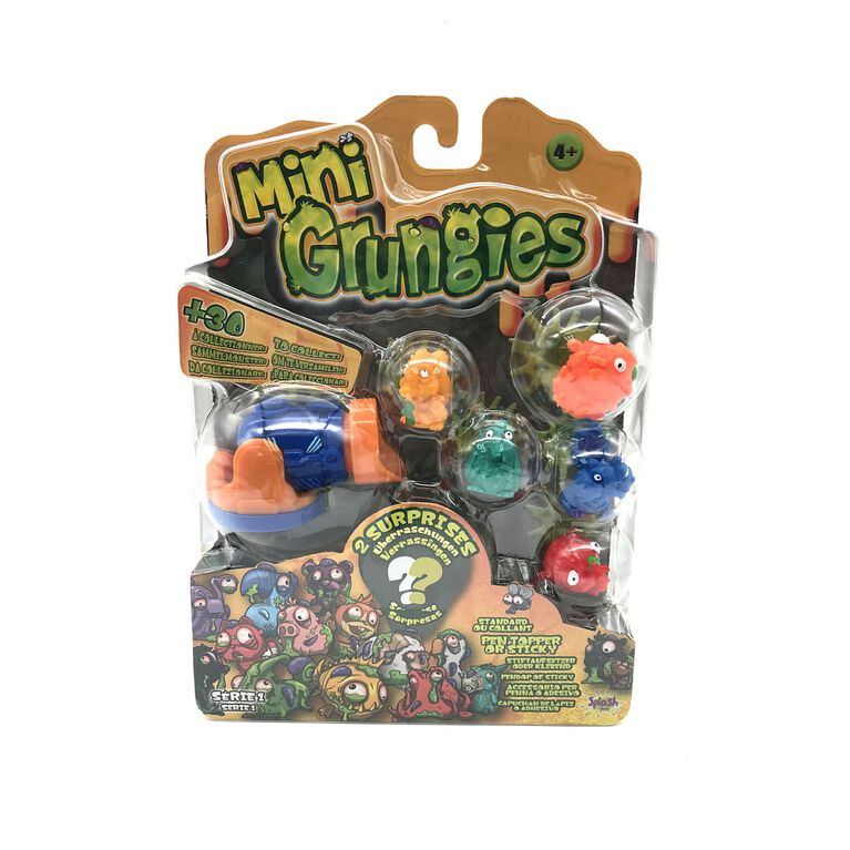 Mini Grungies - Family Set 6 Pack and Launcher