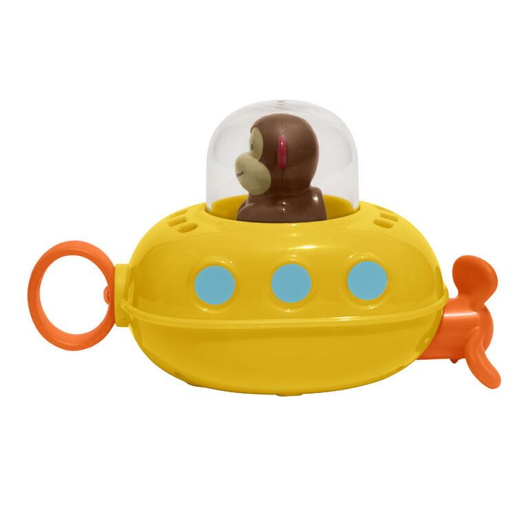 Skip Hop Zoo Bath Pull & Go Submarine, Monkey